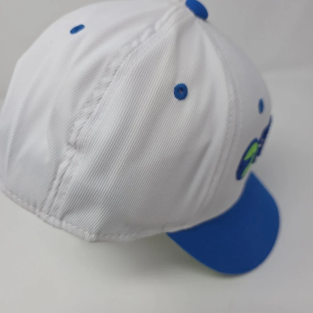 Adidas Atlanta Hawks Hat OSFA Snapback NBA Basketball Blue White Sample Cap